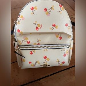 (SOLD) Coach Cherry Backpack
